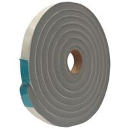 THERMWELL PRODUCTS Thermwell Products 3781093 0.75 in. x 10 ft. Vinyl Foam Tape; Gray 3781093